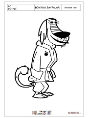 Jhonny Test boyama sayfaları